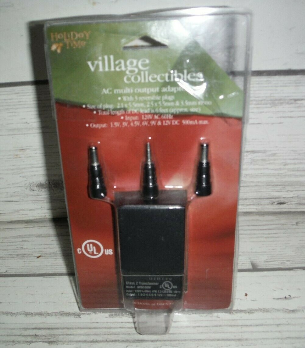 Universal AC/DC Multi Adapter 3,4.5,6,7.5,9,12 vdc output -3 common ...