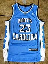 Michael Jordan Jersey #23 North Carolina Throwback Jersey Men's Blue