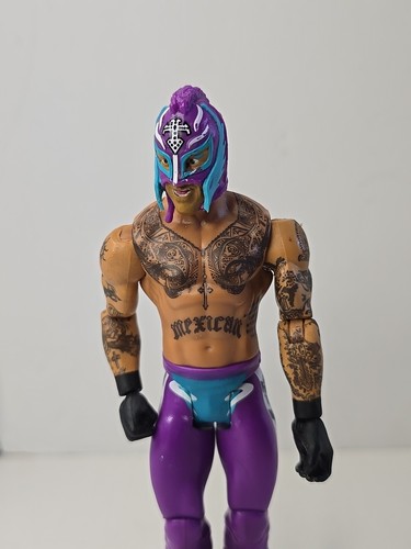 WWF WWE Rey Mysterio World Wrestling 6” Action Figure 2018 Mattel - Picture 5 of 7