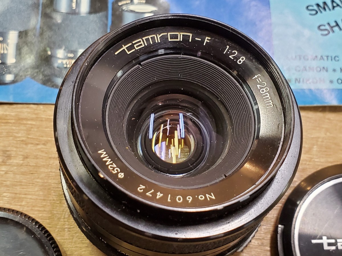 Tamron F System 28mm F/2.8 Automatic Wide Angle Lens, M42 Mount