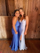 Sherri Hill Light Blue Prom Dress