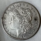 1884 S Morgan Dollar XF/AU Details (cleaned) B02