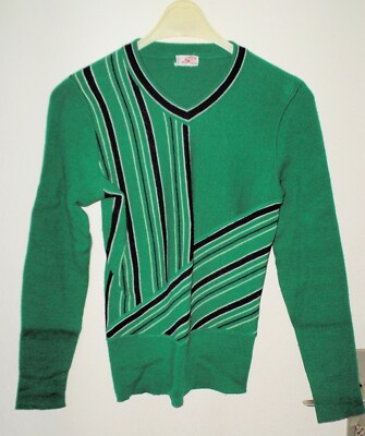 Silvy tricot Italy - Ski Pullover - Vintage 70er Jahre - Größe 46