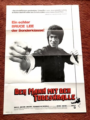 Der Mann mit der Todeskralle Kinoplakat Poster A1, Bruce Lee, John Saxon