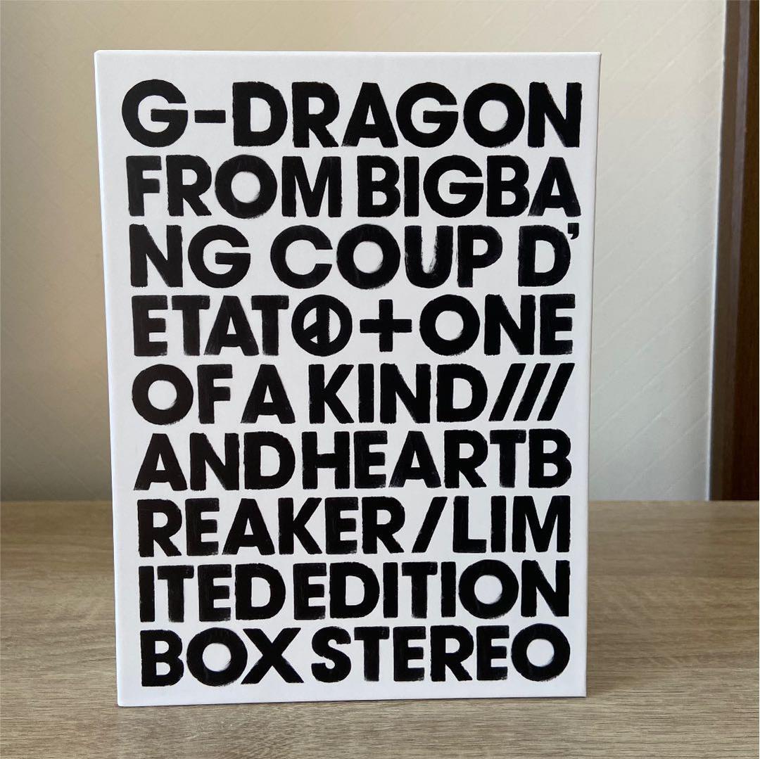 G-DRAGON　COUP D'ETAT　DVD G-DRAGON COUP D'ETAT+ONE OF A KIND&HEARTBREAKER 2CD+DVD