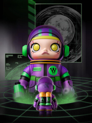 PopMart Mega Collection 400% Mega Space Molly Evangelion EVA