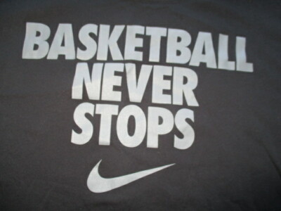 nike basketball never stops