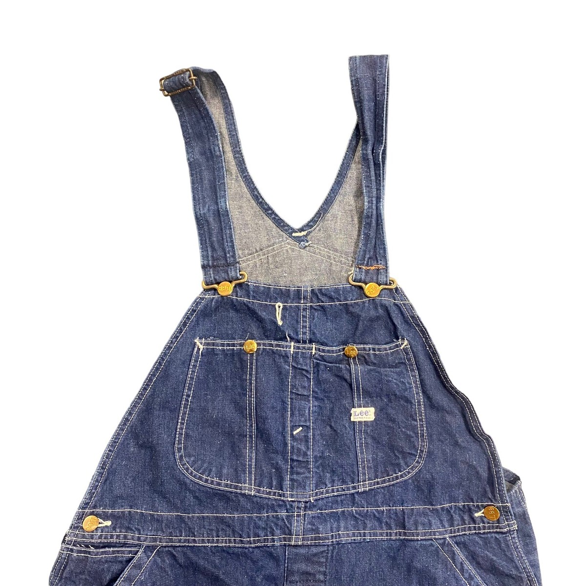 超vintage！Lee、他 overalls Vintage Lee Denim Union Made USA Overalls Adult Size 38x30