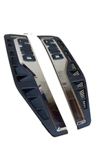 OEM FORD F-350 SD 23-24 LARIAT CHROME Fender Vent Badge Set L&R PC3B-P000A73