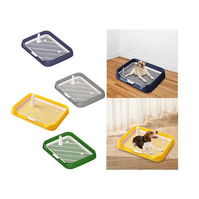 Dog Potty Pad Pee Pad Holder with Protection Wall Open Top Tray
