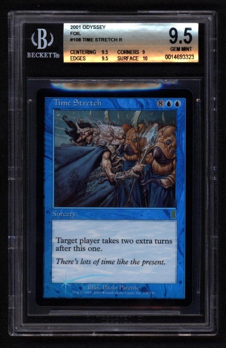 [EN]時間の伸長/Time Stretch[ODY][Foil] Time Stretch foil - Odyssey - MTG Magic the Gathering - BGS MINT