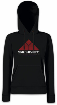 SKYNET LOGO Damen Hoodie Sweatshirt Cyberdyne Sarah Terminator Systems Connor