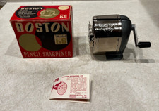VTG Boston Metal Pencil Sharpener Model KS  w...