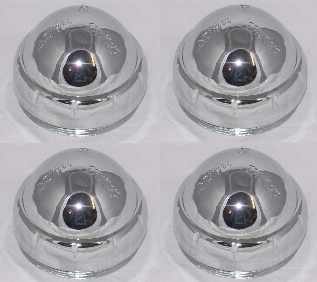 4 CAP DEAL MKW WHEEL RIM CHROME THREADED CENTER CAP C607901