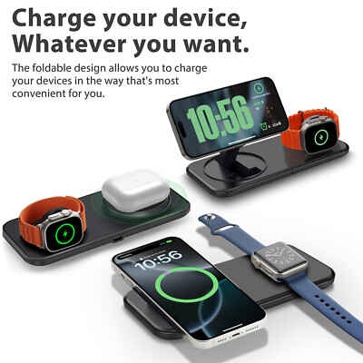 DE Magnetisches Wireless Ladegerät Für Apple Watch S11 Ultra3/2/1 iPhone Air 17e