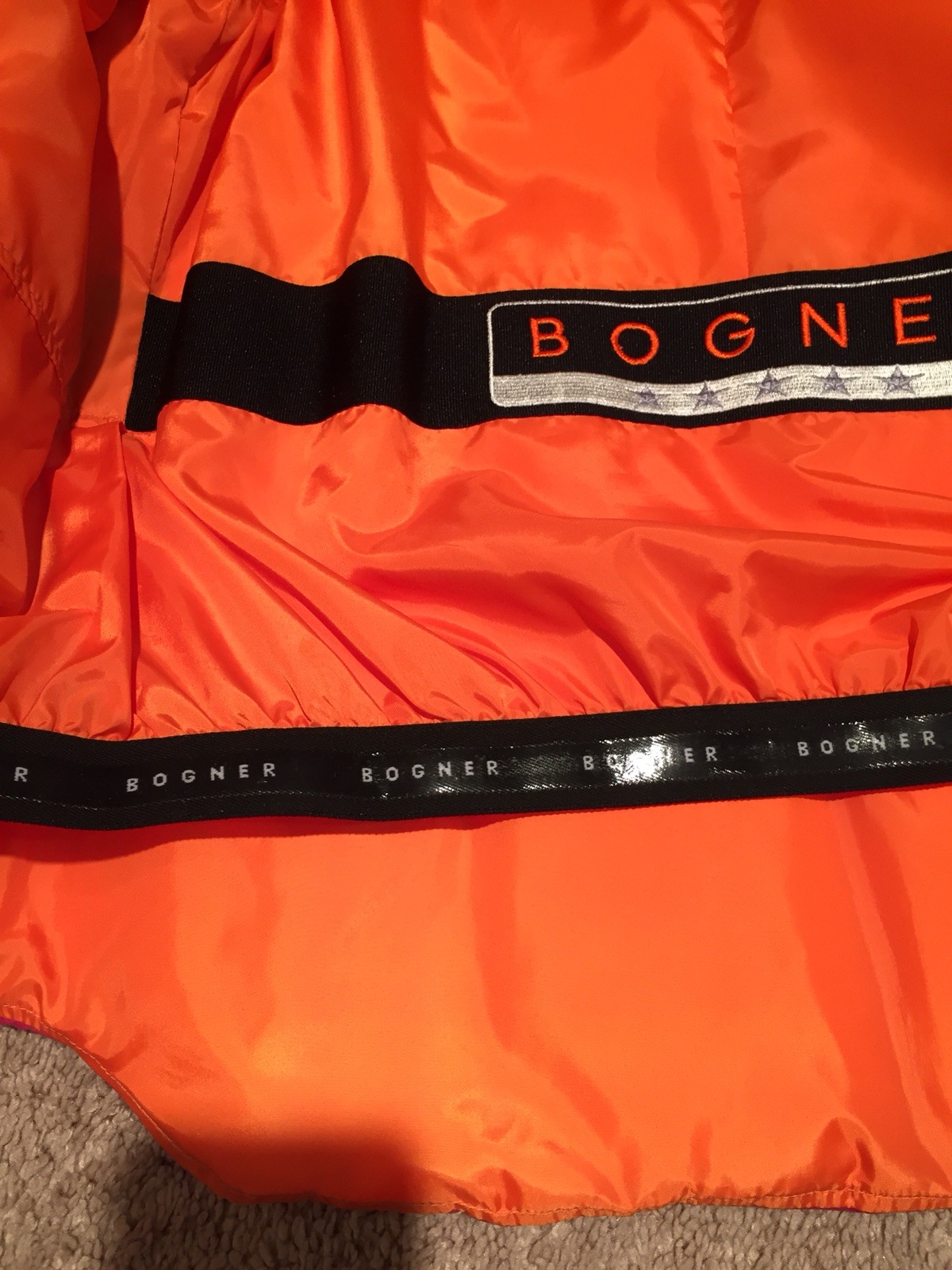 BOGNER Insulated Ski Jacket Women's Size 4 Down Puffer Coat Pink - EXCELLENT image 7