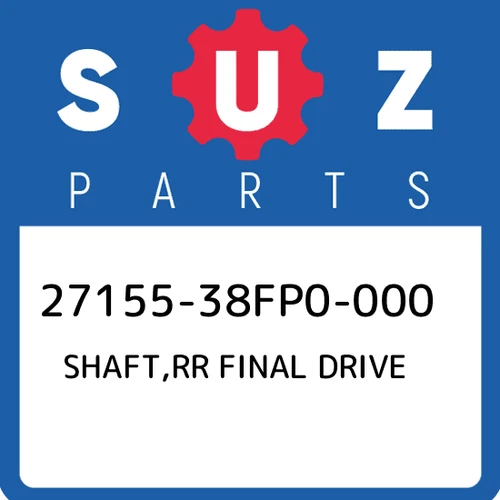 .SHAFT, REAR FINAL DRIVE
