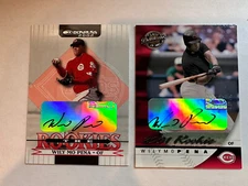 Wily Mo Pena Donruss Class of 2001 + 2002 Donruss Rookie Autograph RC Auto /100