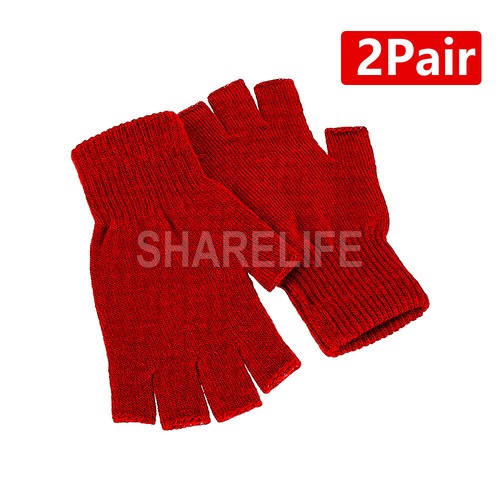 WINTER FINGERLESS GLOVES WOMEN MEN FASHION NEW HOT SELLING KNIT FASHION AUS - Picture 14 of 21