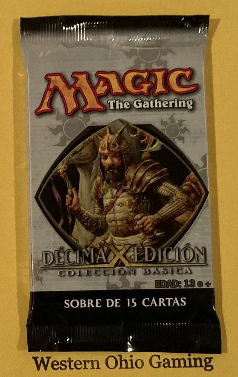 Magic The Gathering 10th Edition SPANISH Booster NEW CCG MTG Paladin en-Vec Art Magic The Gathering 10th Edition SPANISH Booster NEW CCG MTG Paladin en-Vec Art