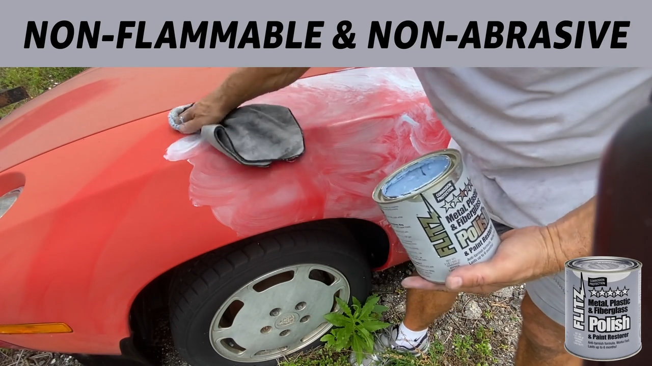 Flitz Metal Polish 3PK Plastic, Fiberglass Cleaning Waxing Paste 1.76