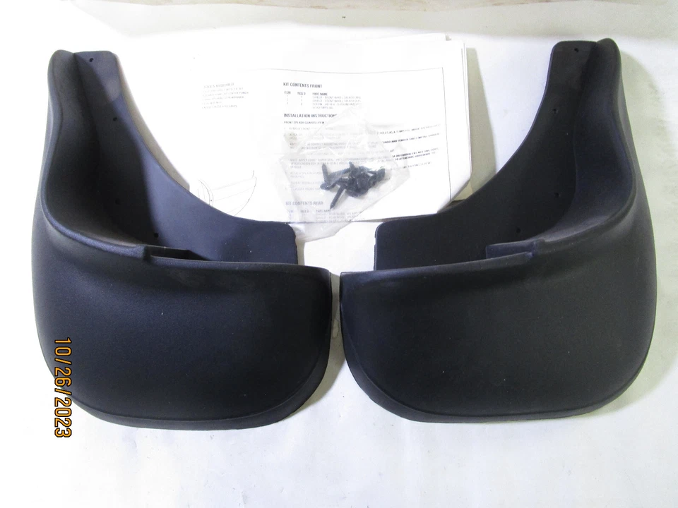 Genuine Ford OEM F44Y-16A550-A Rear Mudflaps 1992-1995 Mercury Sable Except LS Foto 2 de 4