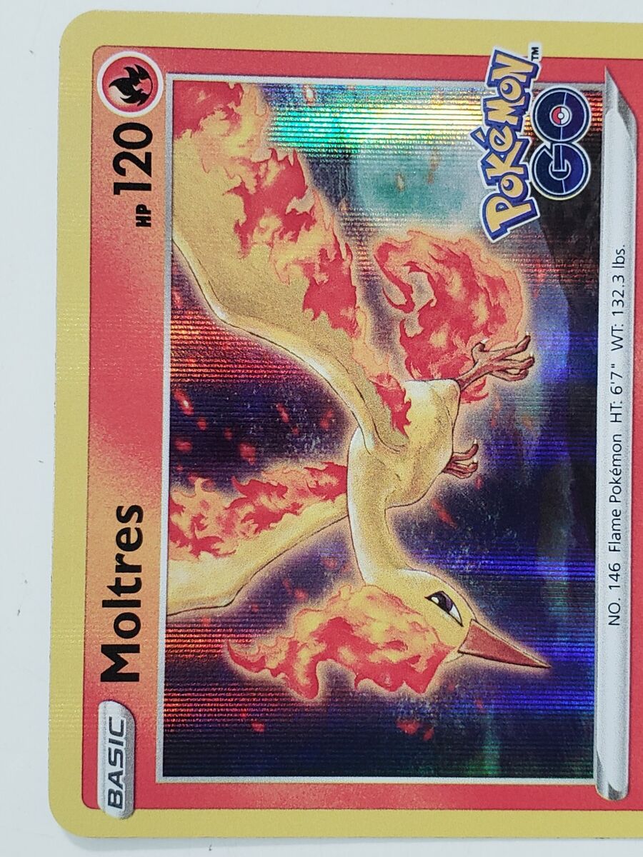 Moltres 012/078 - Pokemon GO - Holo Rare Pokemon Card - Near Mint (NM)