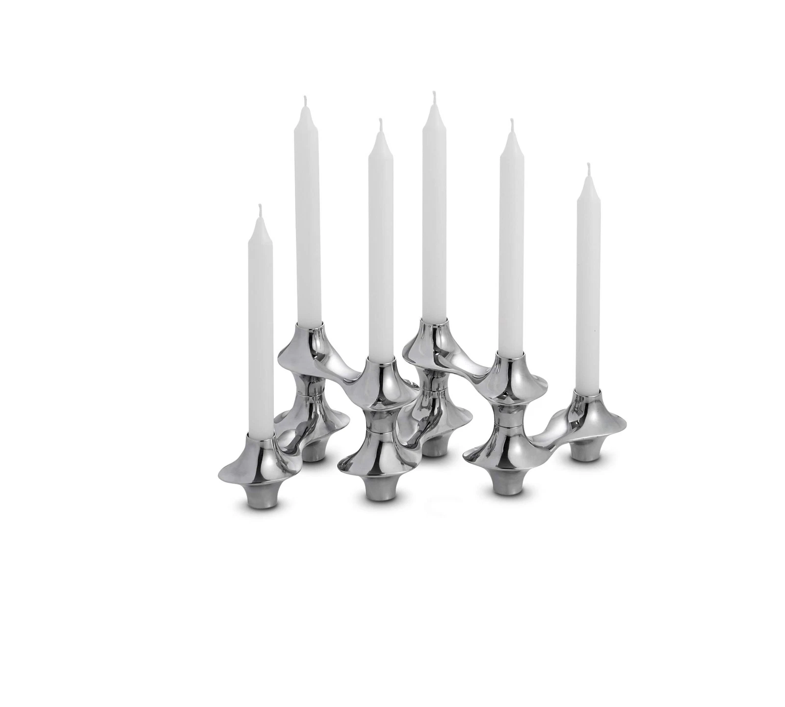 Nambe Cortina Hinged Candelabra - Thumbnail 2