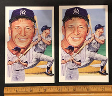 (2)x Mickey Mantle New York Yankees 1991 Lege...