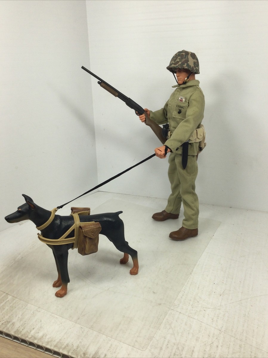 1/6 HASBRO GI JOE WW2 USMC MARINE PACIFIC WAR DOG TEAM