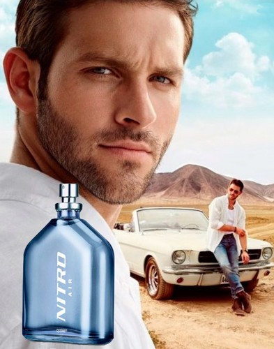 NITRO AIR Eau de Toilette for Men by Cyzone Manly Herbal Fresh Scent 3.4oz - Picture 4 of 6
