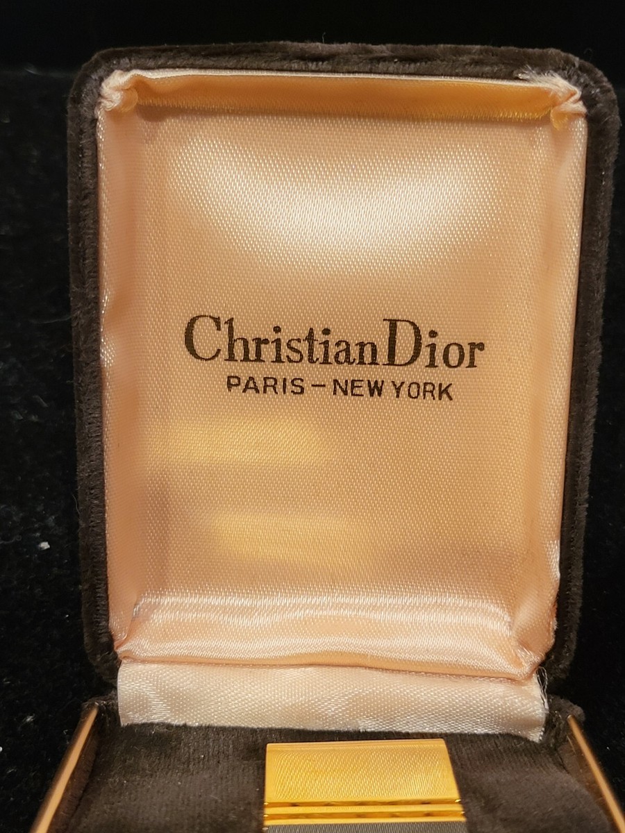 美品Christian Dior ゴールド マネークリップ 専用ケース付き 美品Christian Dior ゴールド マネークリップ 専用ケース付き