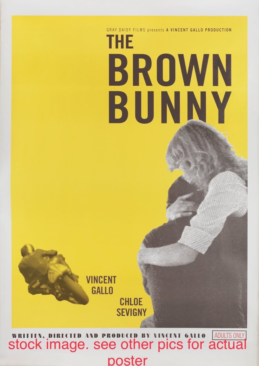 The Brown Bunny 2003 U.S. One Sheet Poster Vincent Gallo / Chloe