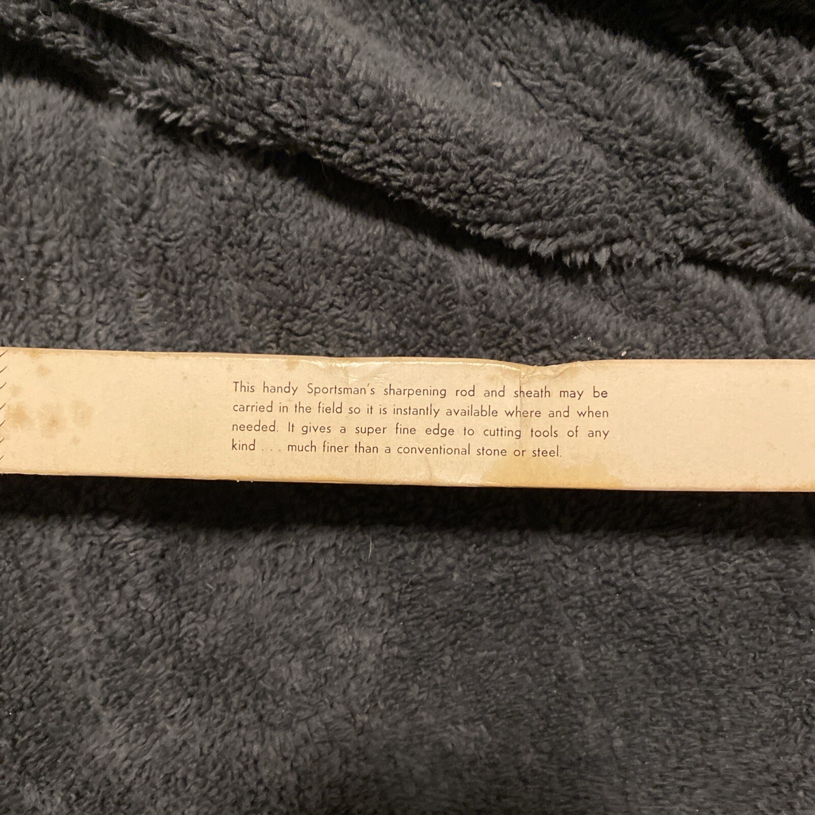 CASE XX MOON STICK Knife Sharpener Rod with Sheath and Original Box eBay