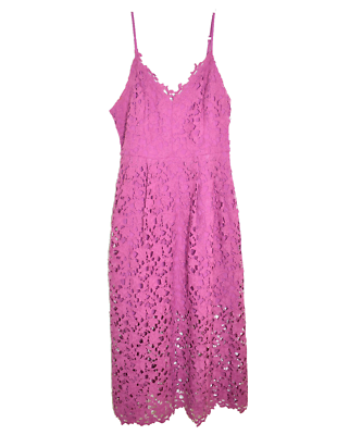 Women's Astr the Label Lace Midi Dress, Size Small - Purple Women's Astr the Label Lace Midi Dress, Size Small - Purple