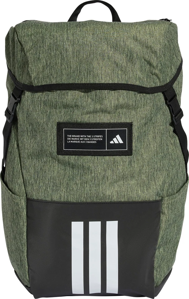 adidas 4ATHLTS Camper Backpack Green Gym Travel Training Bag Mens Womens Workout