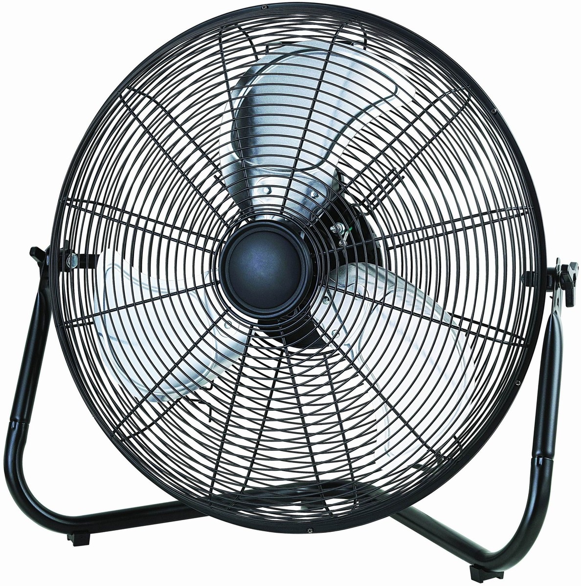 20 in High Velocity Steel Floor Fan Metal Frame 360
