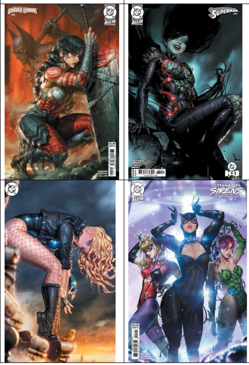 Absolute Wonder Woman #15 D & MORE  Kyuyong Eom Variant Cover SET Lot 2025