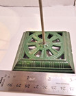 Receipt Desk Top Spike Cast Iron Base Green Art Deco Design Vintage office, home — photo 6