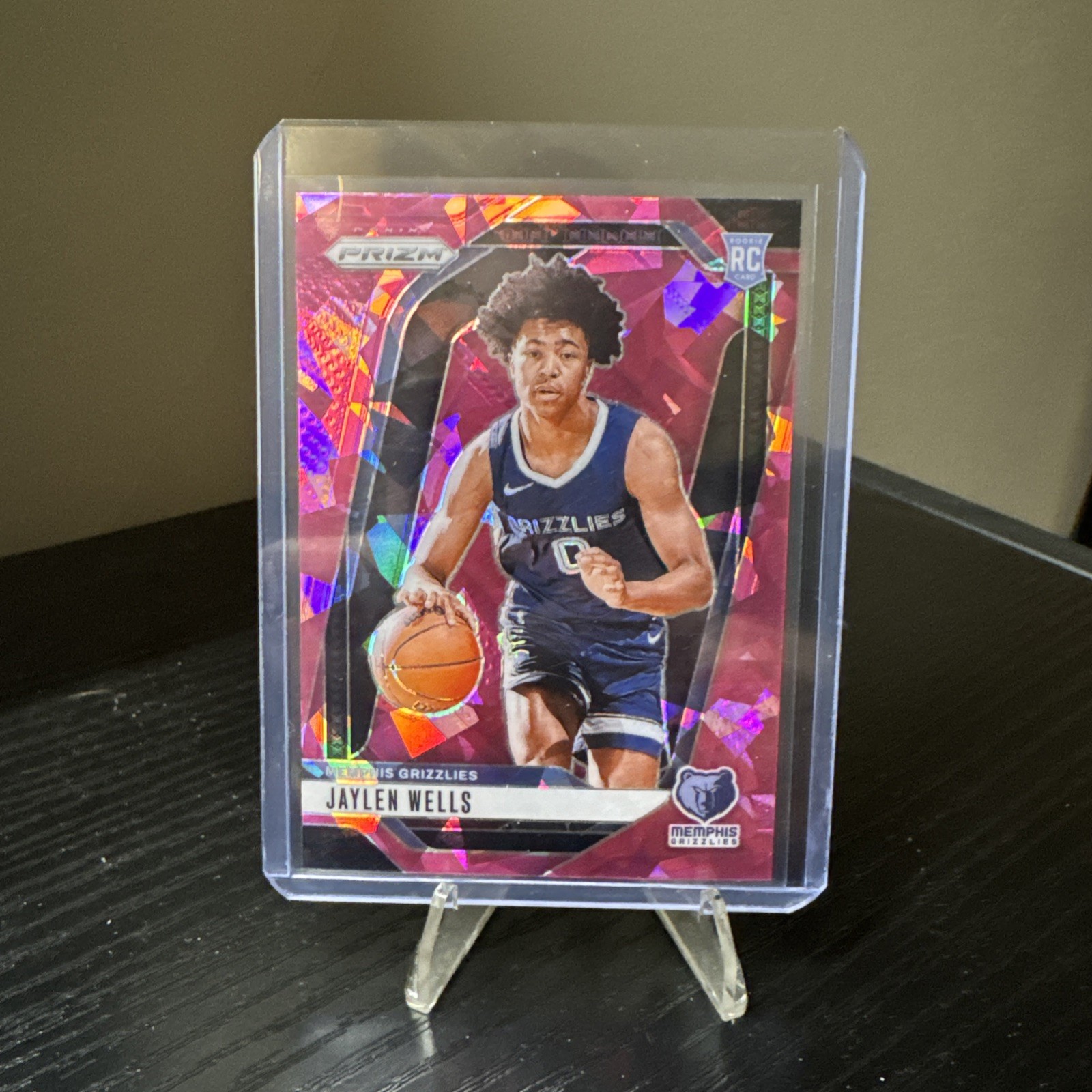 2024-25 Panini Prizm - Jaylen Wells #239 Pink Ice Prizm (RC)