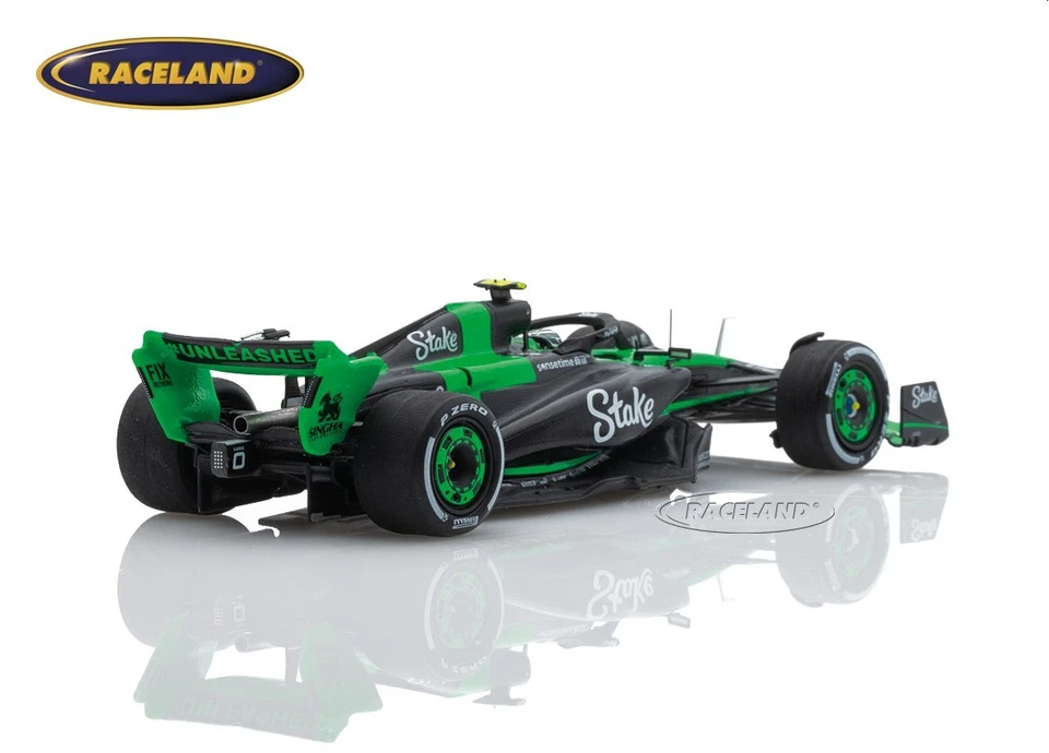 Sauber C44 Ferrari Stake F1 GP Bahrain 2024 Guanyu Zhou, Spark 1:43, S9516 - Bild 3 von 4