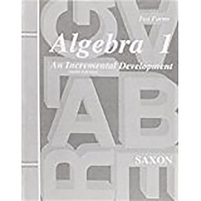 Jason Roucloux 1397 Saxon Algebra 1 Tests Only Third Edition (Taschenbuch)