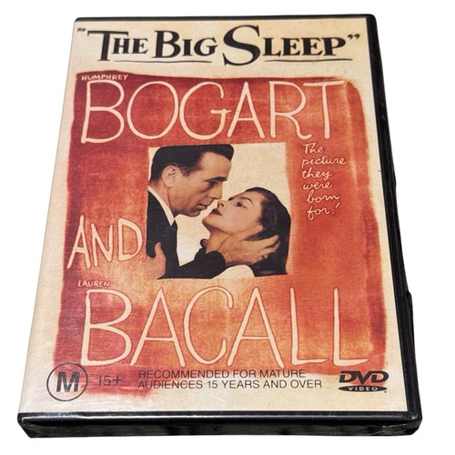 The Big Sleep (1946) DVD - Region 4 - Humphrey Bogart Lauren Bacall ...
