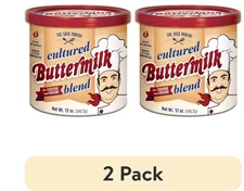 (2 pack) The Saco Pantry Cultured Buttermilk Blend Powder, 12 oz Tub