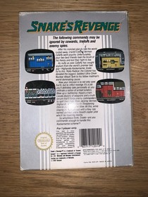 Snake&rsquo;s Revenge NES PAL (Boxed And Disc Holder) Nintendo Konami Games No Manual