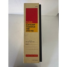 Kodak Carousel Transvue 140 Slide Tray 140 Capacity Black