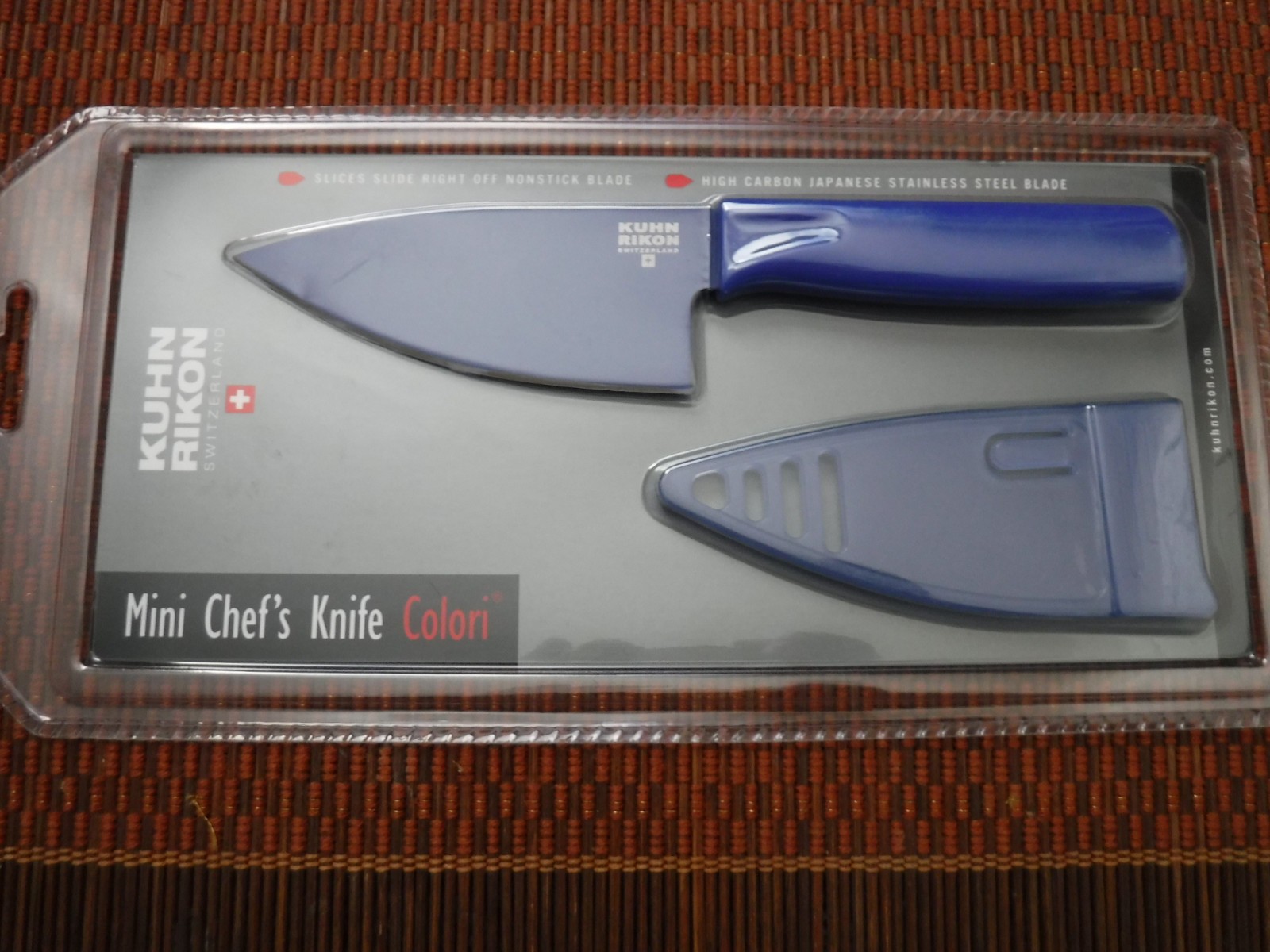 Kuhn Rikon mini chef's knife blue NEW