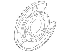 Genuine Honda Brake Backing Plate 43110-SCV-A...