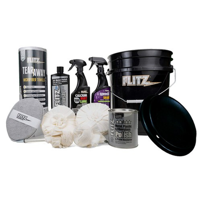 #ad Flitz 5 Gallon Black Bucket Detailers Kit $334.99