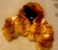 Coat made of fox fur